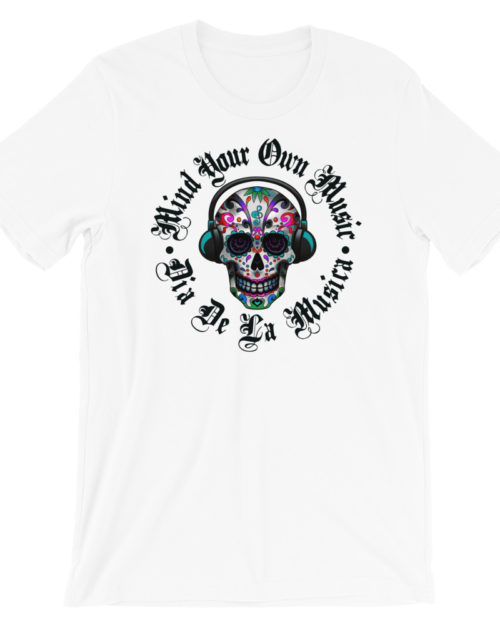 MYOM Dia De La Musica Sugar Skull - Short-Sleeve Unisex T-Shirt